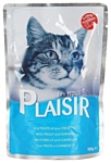 Plaisir (0.1 кг) 22 шт. С форелью и креветками для кошек пауч