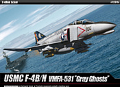 Academy Cамолет USN F-4B/N VMFA-531 Gray Ghosts 1/48 12315