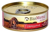 BioMenu (0.1 кг) 1 шт. Puppy консервы для щенков с говядиной