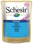Schesir (0.1 кг) 1 шт. Кусочки в желе. Тунец. Влажный корм для котят