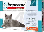 Inspector капли от блох и клещей Quadro К для кошек от 4 до 8 кг