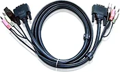 DVI/USB 2.0/Jack 3.5 male - DVI/USB 2.0 type-B 5 м