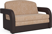 Мебель-АРС Кармен-2 (микровелюр/экокожа, кордрой/темно-коричневый)