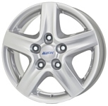 Alutec Grip (Transporter) 6.5x16/5x130 D89.1 ET66 Polar Silver