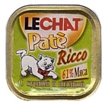 LeChat Pate Ricco с Курицей и Индейкой (0.1 кг) 1 шт.