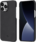 Pitaka MagEZ Case 2 для iPhone 13 Pro (twill, черный/серый)