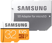 Samsung Evo microSDHC 32GB + адаптер