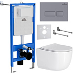 Roxen Vortex в комплекте с инсталляцией StounFix Slim 6 в 1 966868 (кнопка: серый гранит) Roxen Vortex в комплекте с инсталляцией StounFix Slim 6 в 1 966868 (кнопка: серый гранит)