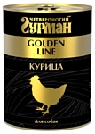 Четвероногий Гурман Golden line Курица натуральная в желе (0.34 кг) 6 шт.