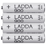 Ikea Ладда AAA 900mAh 4 шт. 003.623.17