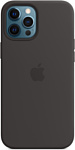Apple MagSafe Silicone Case для iPhone 12 Pro Max (черный)