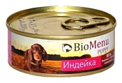 BioMenu (0.1 кг) 1 шт. Puppy консервы для щенков с индейкой