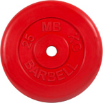 MB Barbell Стандарт 31 мм (1x25 кг, красный)