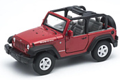 Welly Jeep Wrangler Rubicon 39885C (красный) Welly Jeep Wrangler Rubicon 39885C (красный)