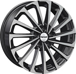 Carwel Кагра 6.5x17/5x114.3 D54.1 ET45 Черный с полировкой