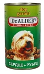 Dr. Alder ДОГ ГАРАНТ рубец + сердце кусочки в желе Для взрослых собак (1.2 кг) 6 шт.
