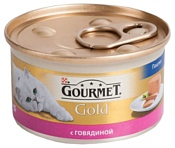 Gourmet Gold Паштет с говядиной (0.085 кг) 12 шт.