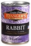 Evanger's Grain Free Rabbit for Dogs & Cats консервы для кошек и собак (0.369 кг) 3 шт.