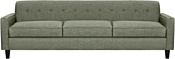 Brioli Берн трехместный (рогожка, J20 серый/темные ножки)
