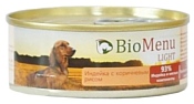 BioMenu (0.1 кг) 1 шт. Light консервы для собак с индейкой и коричневым рисом