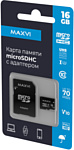 Maxvi microSDHC 16GB Class 10 UHS-I (1) MSD16GBC10V10