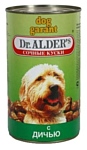 Dr. Alder ДОГ ГАРАНТ дичь кусочки в желе Для взрослых собак (1.2 кг) 1 шт.