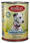 Berkley (0.4 кг) 1 шт. Паштет для собак. Индейка с сыром