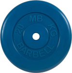 MB Barbell Стандарт 31 мм (1x20 кг, синий)