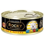 Rocky (0.1 кг) 1 шт. Мясное ассорти с Птицей и печенью для собак