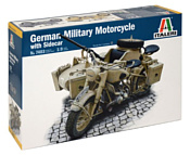 Italeri 7403 Немецкий военный мотоцикл с коляской