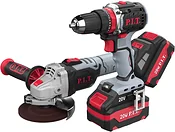 P.I.T. PWS20H-125B + дрель PSB20H-10C P0001-02 P.I.T. PWS20H-125B + дрель PSB20H-10C P0001-02