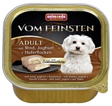 Animonda Vom Feinsten Adult Меню для привередливых собак с говядиной, йогуртом и овсяными хлопьями (0.15 кг) 1 шт.