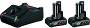 Bosch 2xGBA 12V 6.0Ah + GAL 12V-40 Professional 1600A01B20