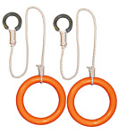 Формула здоровья Кольца гимнастические круглые КГ01А-4 (оранжевый)