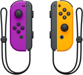 Nintendo Joy-Con (неоновый фиолетовый/неоновый оранжевый)
