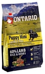 Ontario (2.25 кг) Puppy Mini Lamb & Rice