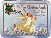 US Games Systems Old Time Christmas Angels Deluxe Double Bridge Deck CDA108