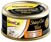 GimCat ShinyCat Filet тунец с тыквой (0.07 кг) 1 шт.