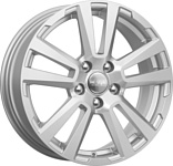 K&K Xray КС874 6.5x17/4x100 D60.1 ET43 Сильвер