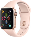 Apple Watch Series 4 40mm (алюминий золотистый/розовый песок) Apple Watch Series 4 40mm (алюминий золотистый/розовый песок)