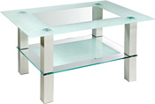 Мебелик Кристалл 2 (алюминий/прозрачное стекло)