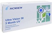 Horien Ultra Vision 38 3 Month UV -3.75 дптр 8.6 mm Horien Ultra Vision 38 3 Month UV -3.75 дптр 8.6 mm