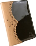 Tuff-Luv Kindle 4/Kobo Touch Embrace Plus Brogue Black Gloss (C3_20)