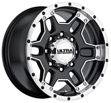 Ultra Wheel 178 Mongoose 8x16/8x165.1 D125.2 ET-6 Gloss Black w/Diamond Cut