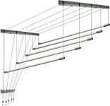 Comfort Alumin Потолочная 5 прутьев Silver Style 150 см (алюминий/серебристый) Comfort Alumin Потолочная 5 прутьев Silver Style 150 см (алюминий/серебристый)