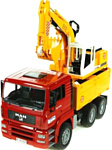 Bruder MAN TGA Construction truck with Liebherr Excavator 02751