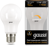 Gauss LED A60 11W 3000K E27 102502111-D