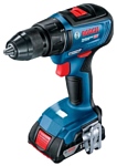 BOSCH GSR 18V-50 Li-Ion 2.0 А-ч 18 В х2 кейс (06019H5020)