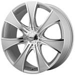 Helo HE874 7.5x18/5x100 D72.6 ET21 Dark Silver Machined