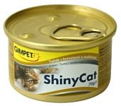 GimCat ShinyCat с тунцом, креветками и солодом (мальтом) (0.07 кг) 1 шт.